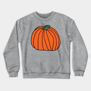 Big Orange Pumpkin Crewneck Sweatshirt